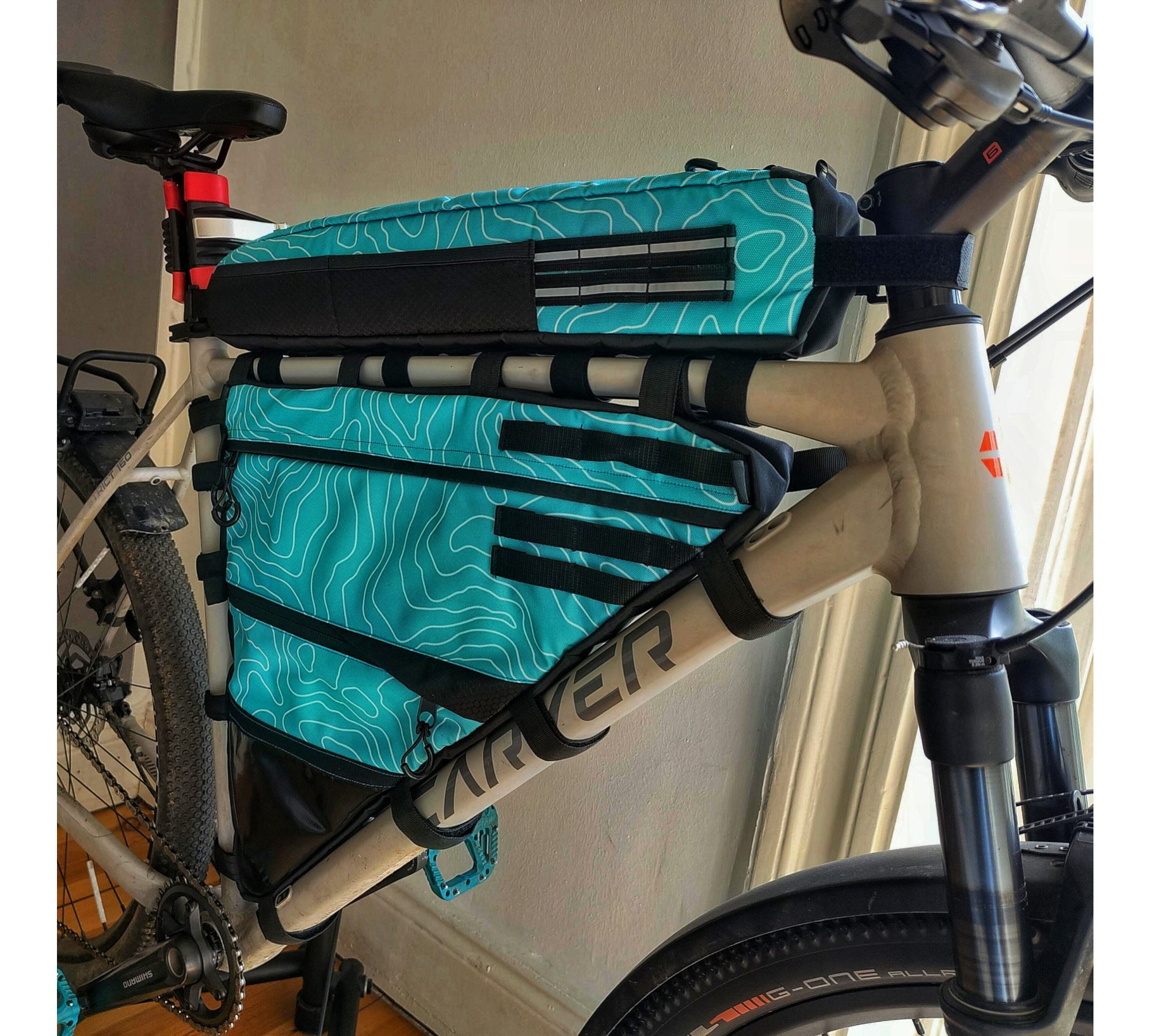 Set- 2 Frame bag custom bikepacking