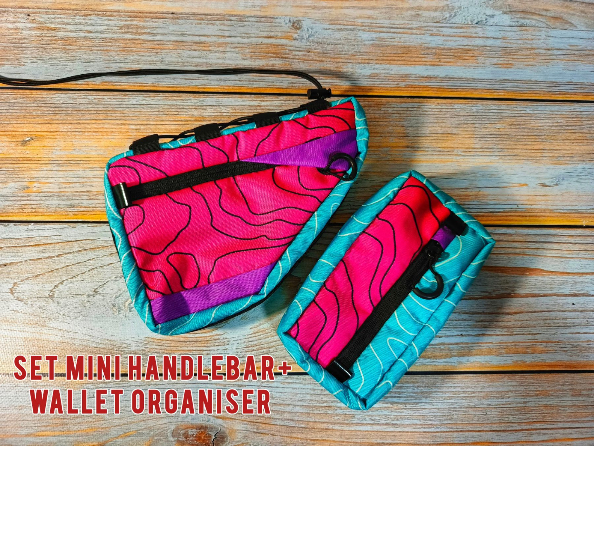 Mini Bike Bag Set COLORFOOL-3 – Handmade Cycling Bags LESENOKTitle