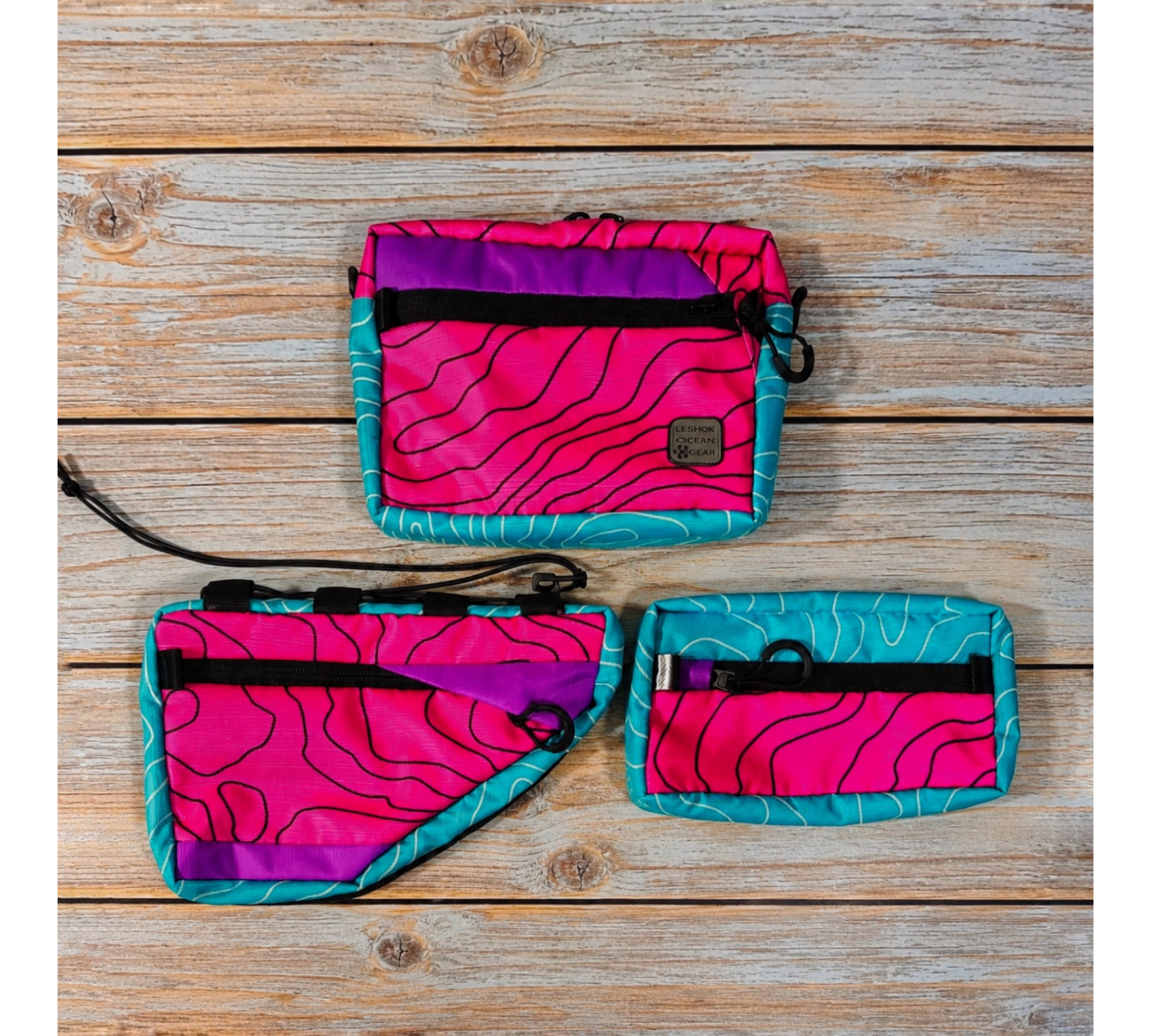 Mini Bike Bag Set COLORFOOL-3 – Handmade Cycling Bags LESENOKTitle
