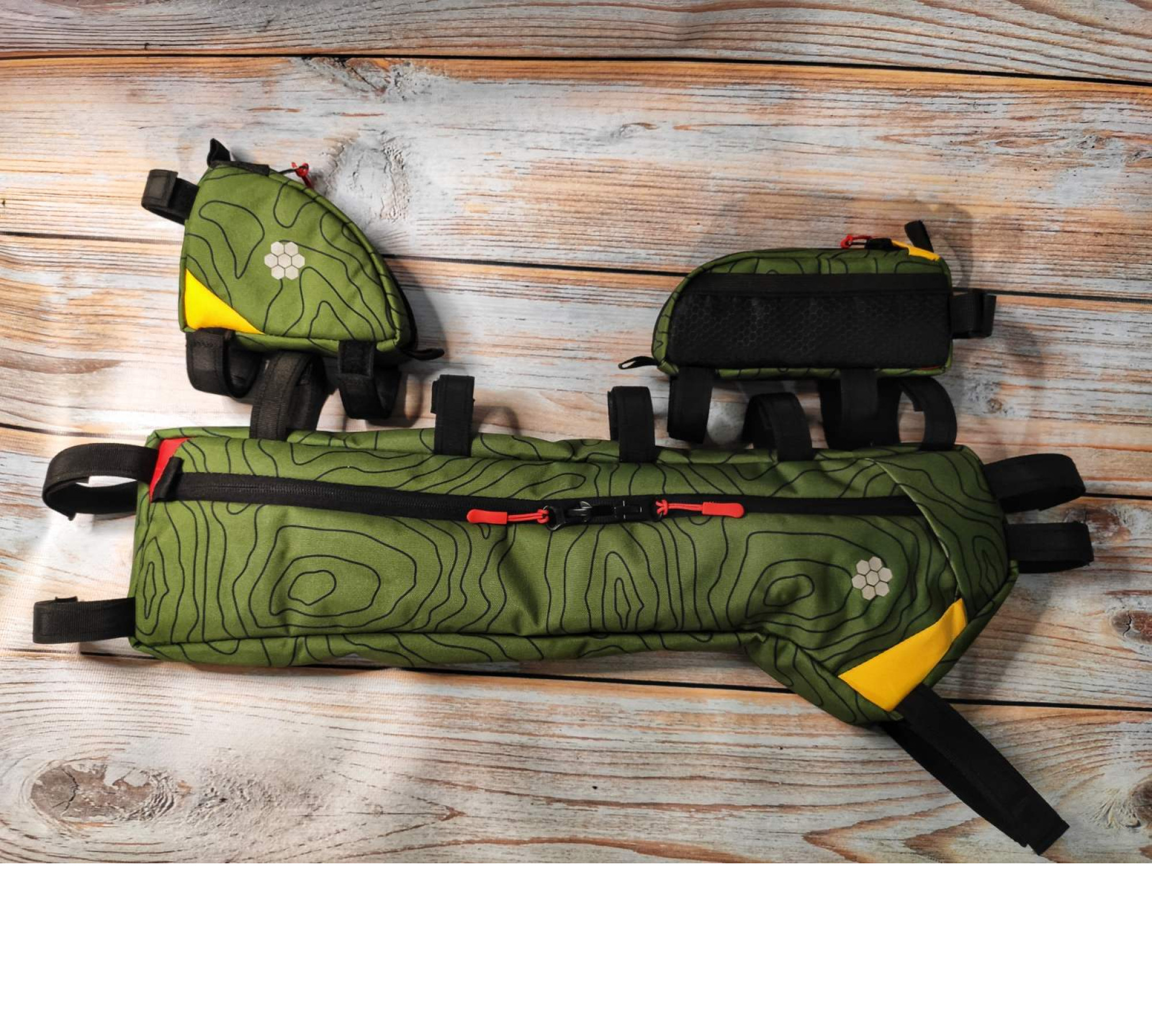 Custom Half Frame Bike Bag Long by Lesenok