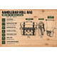 X-Pac Handlebar Bike Bag with Roll-Top Closure