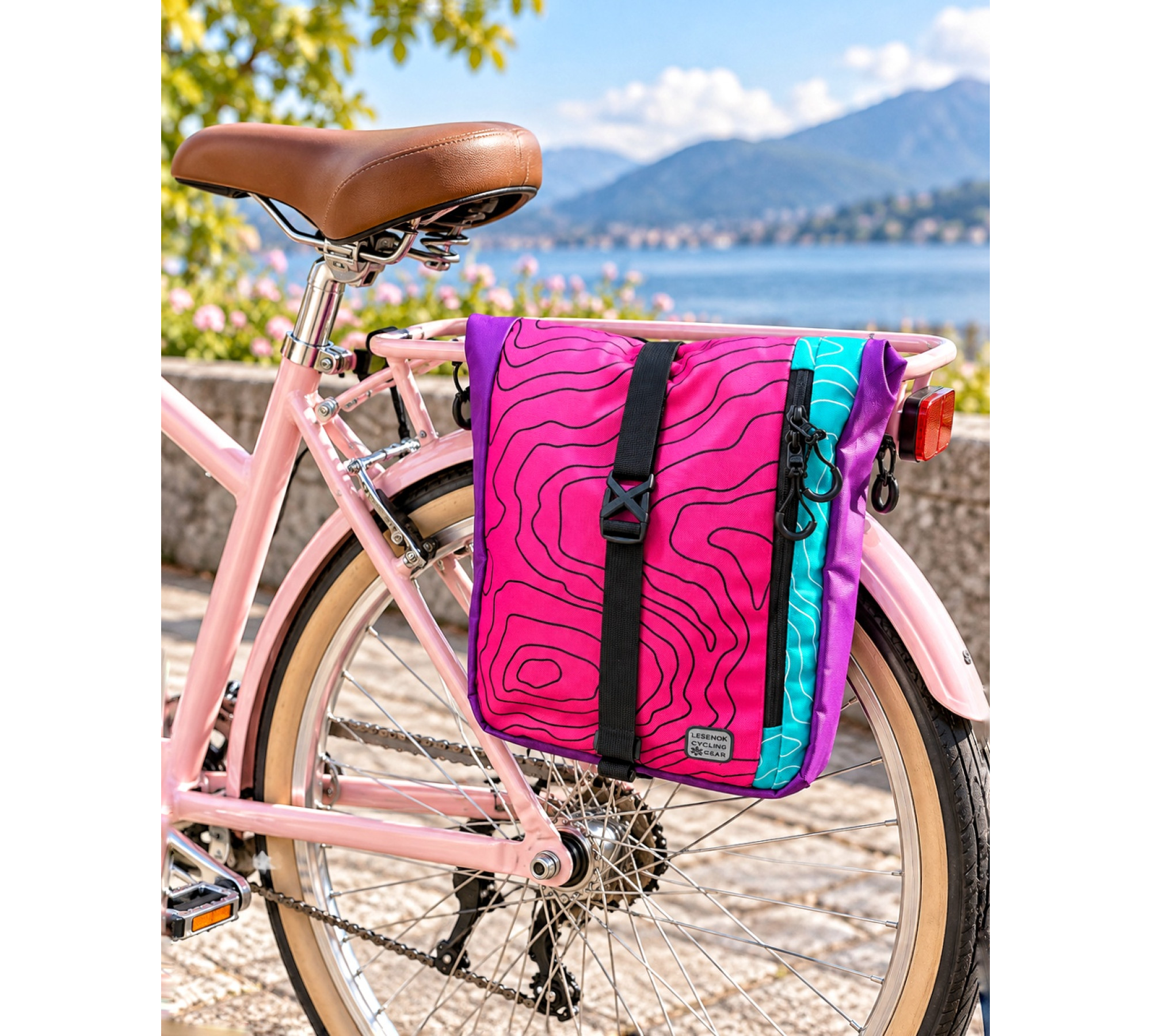 FEST Bike Rear Rack Bag for Commuting & Everyday Cycling