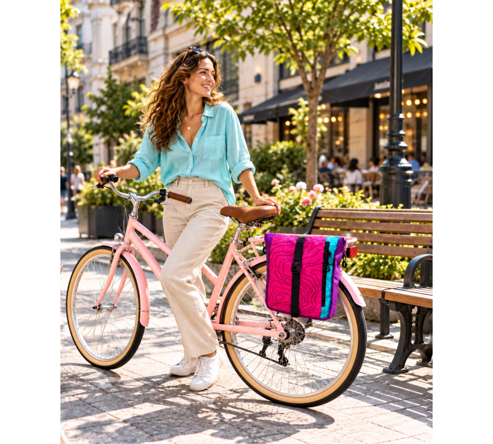 FEST Bike Rear Rack Bag for Commuting & Everyday Cycling