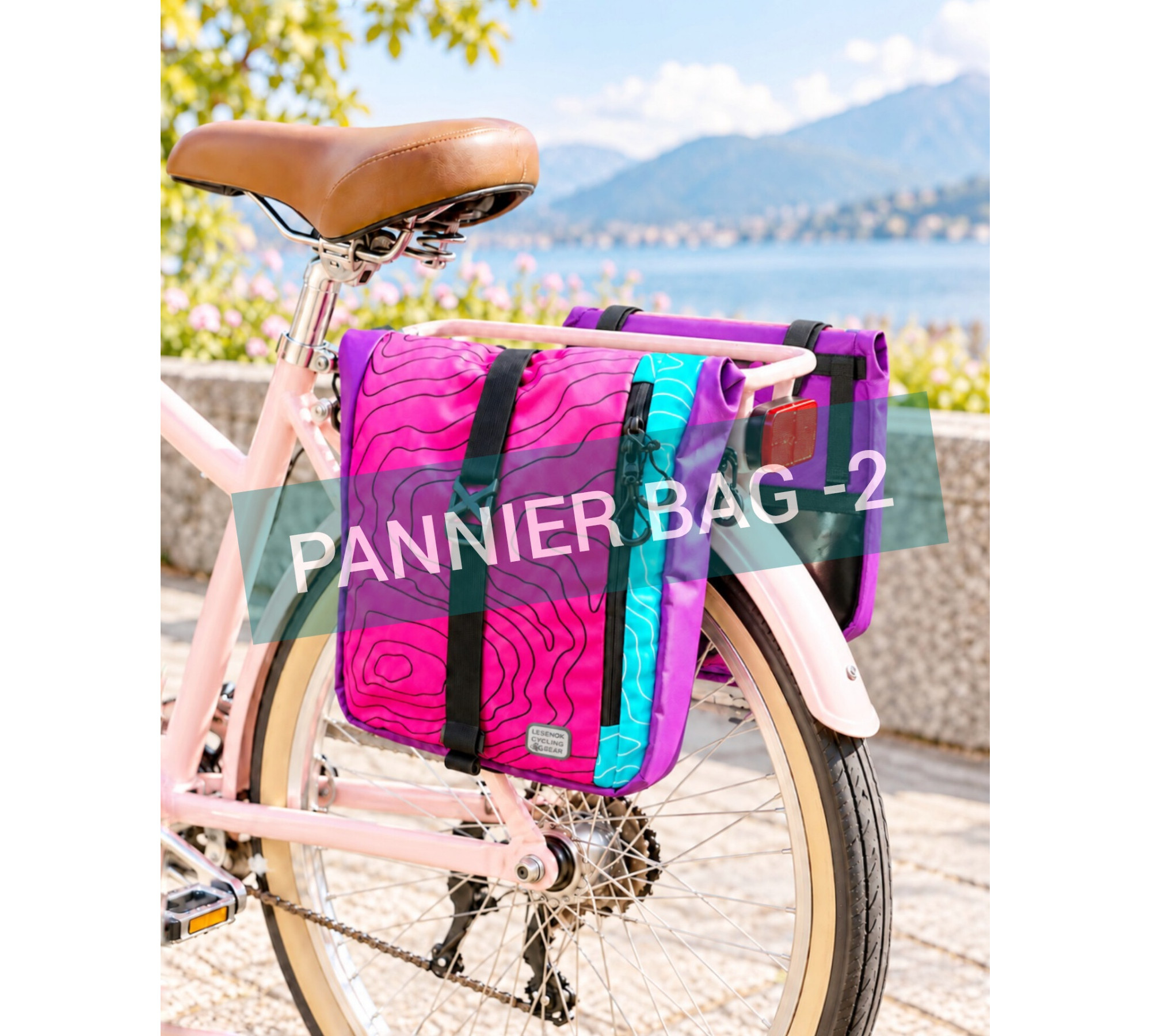 FEST Bike Rear Rack Bag for Commuting & Everyday Cycling