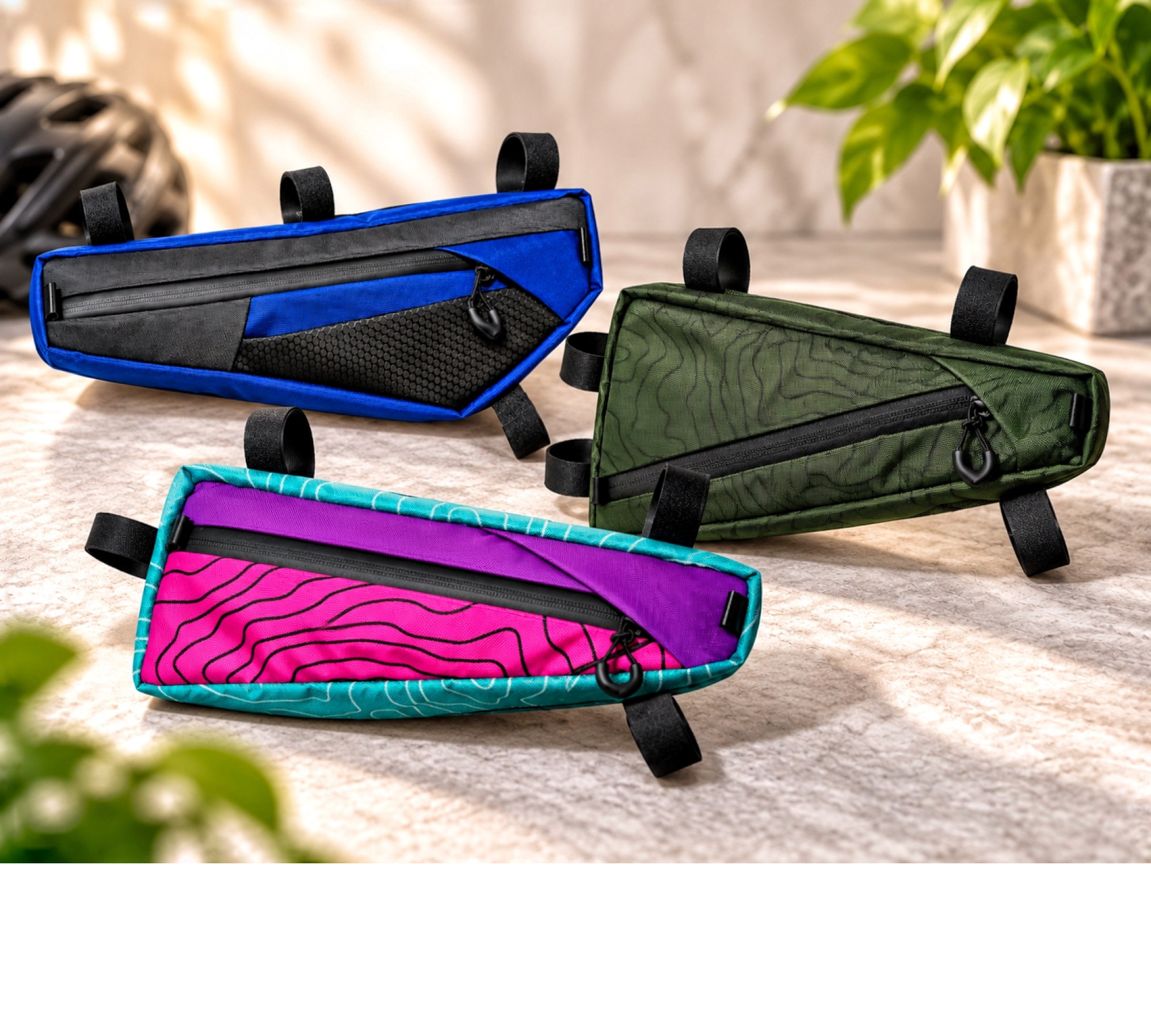 NERO Small Bike Frame Bag for Commuting & Everyday Cycling