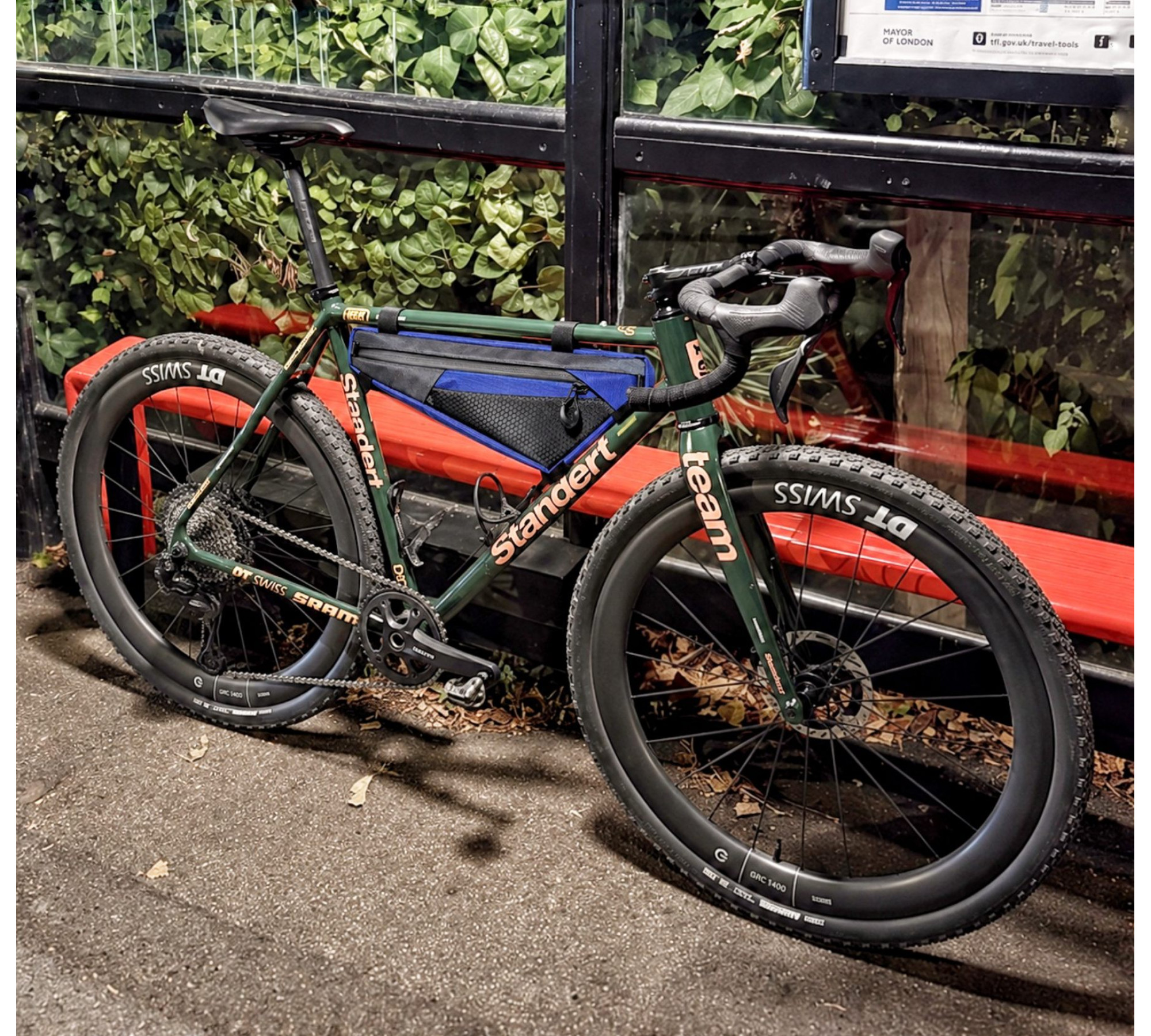 NERO Small Bike Frame Bag for Commuting & Everyday Cycling
