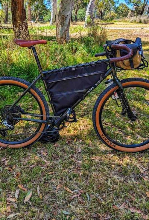 Frame bike bag personalised