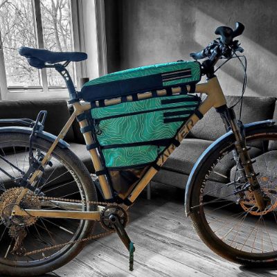  Set-2 Full Frame Bike Bag top tube bag Long Custom color size - Lesenok