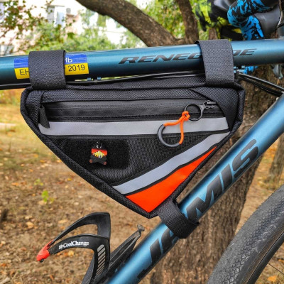 Bike Frame Bag, Small Bike Bag, Bikepack, Cycling Bag, Half Frame Bag, Mtb frame bag, Custom bike frame bag - Lesenok bag