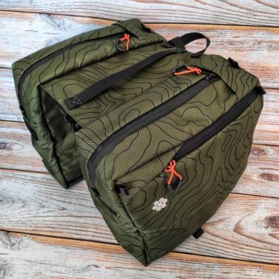 Trunk Rear Bike Bag PROSTIR Green - LESENOK Trunk Rear Bike Bag PROSTIR Green - LESENOK