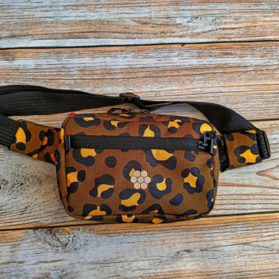 Women Cycling Gifts Small Fanny Pack custom Leopard Light and Minimalist Hip Pack, bum bag mens fanny pack Bicycle gifts belts bags.