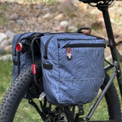 Trunk Bike Bag PROSTIR Grey Relief Lesenok Trunk Bike Bag PROSTIR Grey Relief Lesenok