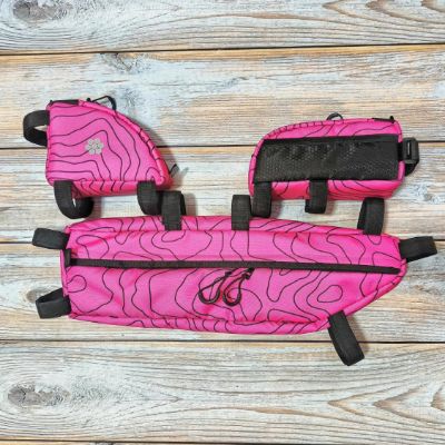 Gravel Weekend Set-3 | Colorful Bikepacking Bag System | Lesenok