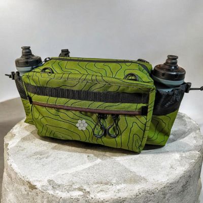 Front Bike Bag Nautilus Dark Relief l Lesenok Front Bike Bag Nautilus Dark Relief l Lesenok